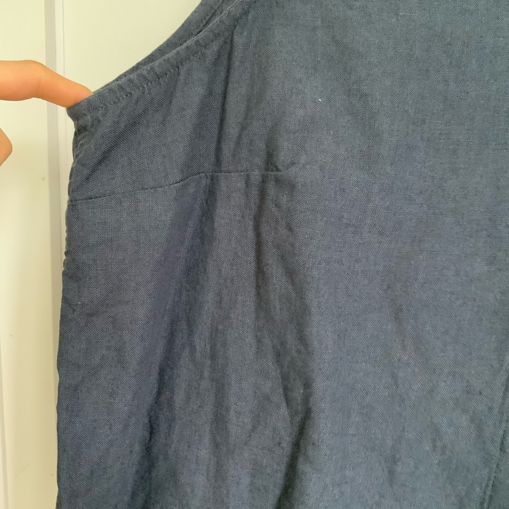 NotPERFECTLINEN Bay 2 Dark grey-blue - Picture 3 of 5